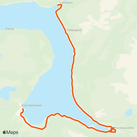 Svipper Storst.nes-Nordkjosbt-Laksvatn map