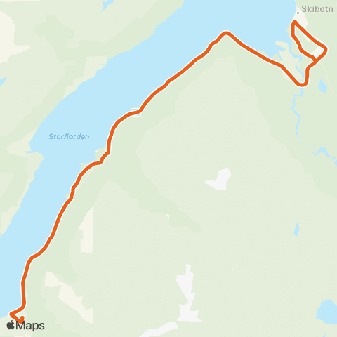 Svipper Hatteng sk.-Skibotn map