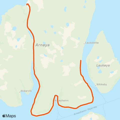 Svipper Lauksundskaret-Årviksand map