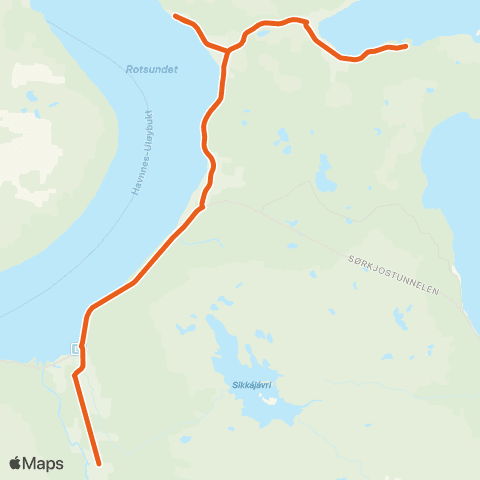 Svipper Rotsundelv skole-Hamneidet map