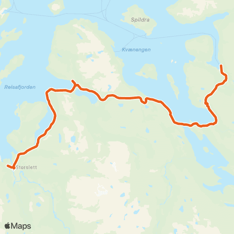 Svipper Storslett-Burfjord map