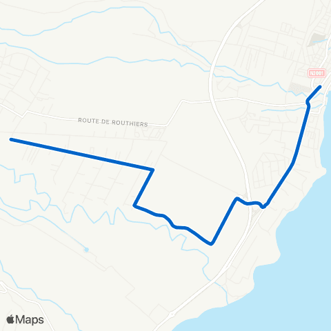 Trans Sud Routhiers - Brg de Capesterre map