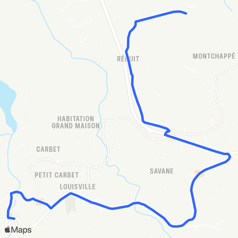 Trans Sud Montchappé - Bourg Église map