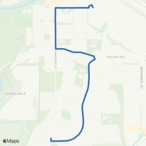 TransLink Port Coquitlam / Port Coquitlam South map