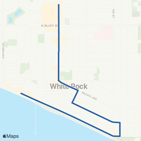 TransLink Seaside / White Rock Centre map
