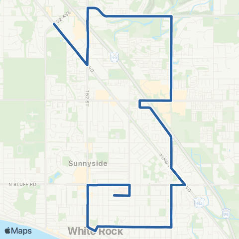 TransLink Southpoint / Peace Arch Hospital map