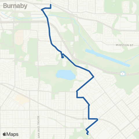 TransLink Holdom Station / Edmonds Station map