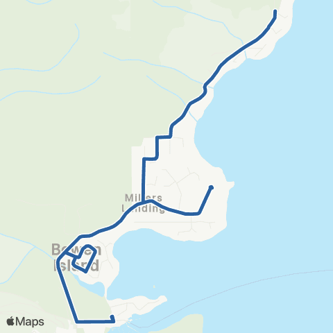 TransLink Eagle Cliff / Snug Cove map