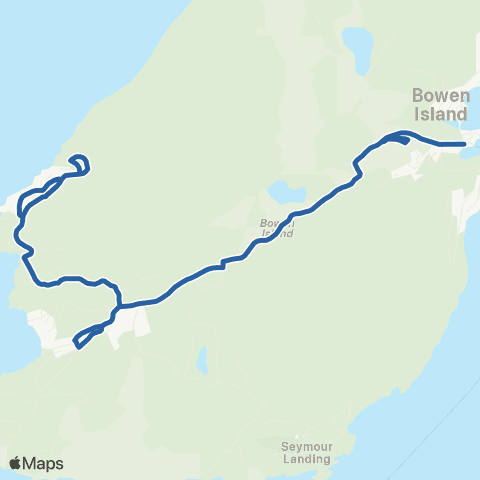 TransLink Bluewater / Snug Cove map