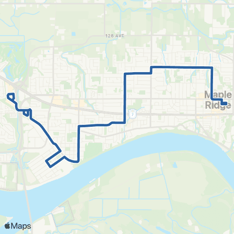 TransLink Haney Pl / Maple Meadows / Meadowtown   map