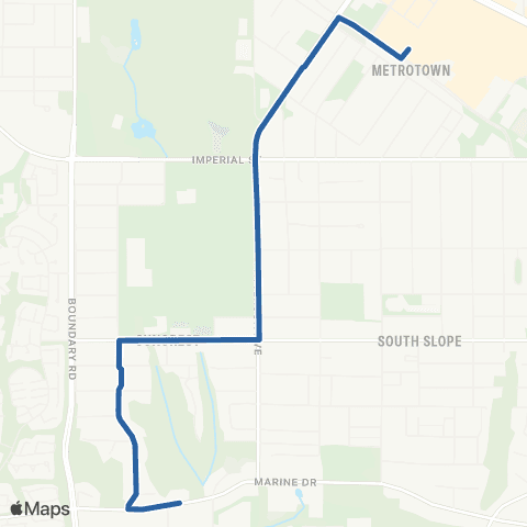 TransLink Metrotown Station / Suncrest map