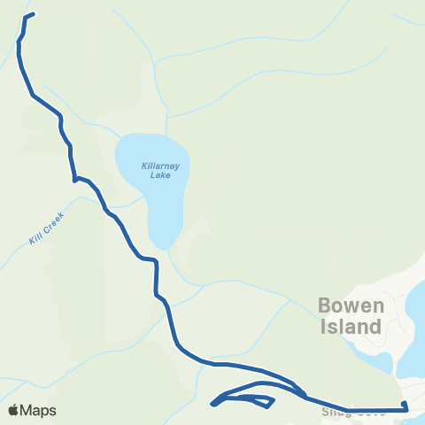 TransLink Mt Gardner / Snug Cove map