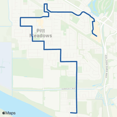 TransLink Meadowtown / Bonson map