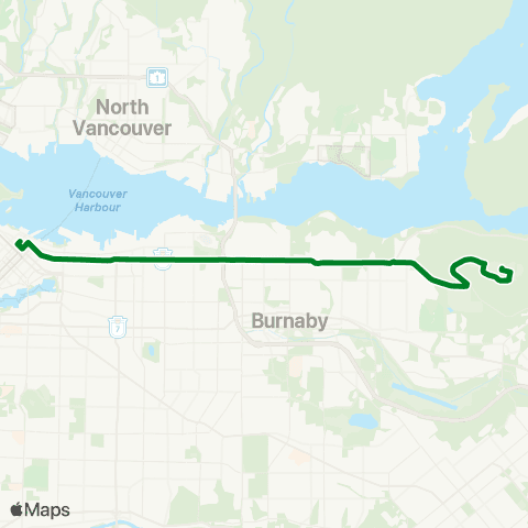 TransLink Hastings St map