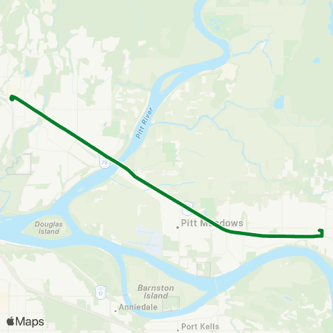 TransLink Lougheed Hwy map
