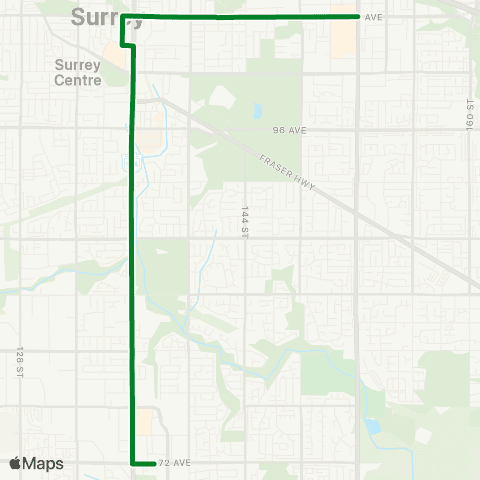 TransLink King George Blvd map