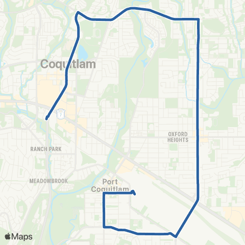 TransLink Coquitlam Central / Port Coquitlam Sta map