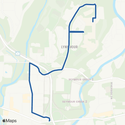 TransLink Phibbs / Capilano map
