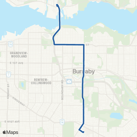 TransLink Metrotown Station / Phibbs Exchange map