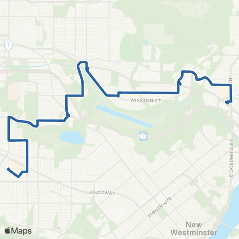 TransLink Lougheed Station / Metrotown Station map