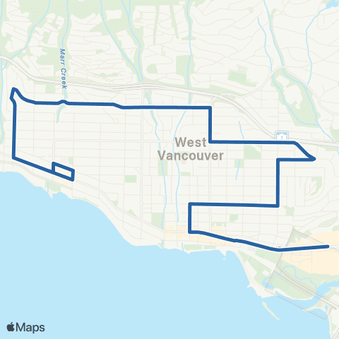 TransLink Queens / Park Royal map