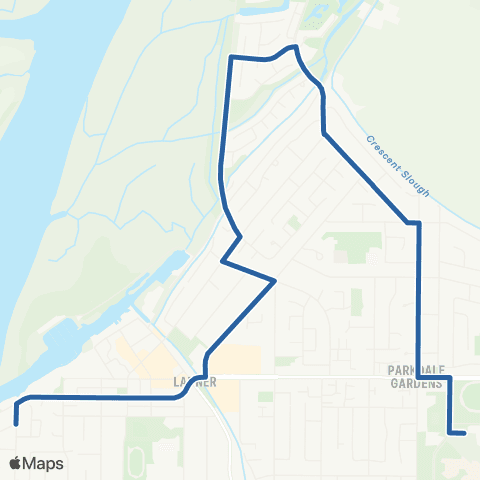 TransLink Ladner Ring map