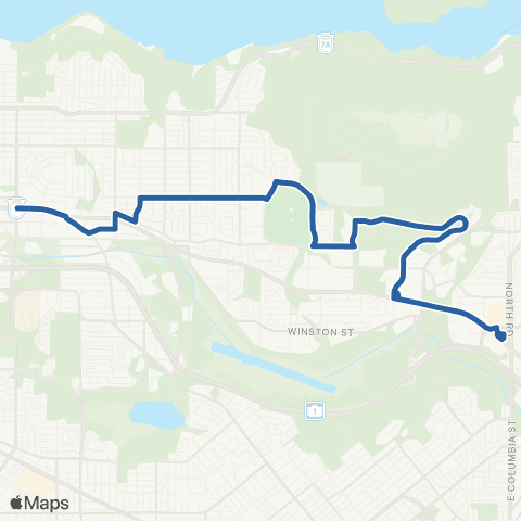 TransLink Lougheed Station / Brentwood Station map