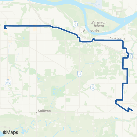 TransLink Langley Centre / Surrey Central Station map