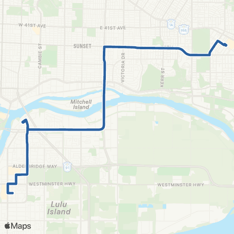 TransLink Metrotown / Brighouse Station map