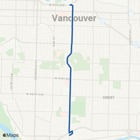TransLink Cambie / Olympic Village Station map