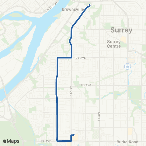 TransLink Scottsdale / Scott Road Station map
