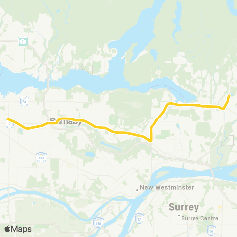TransLink Millennium Line map