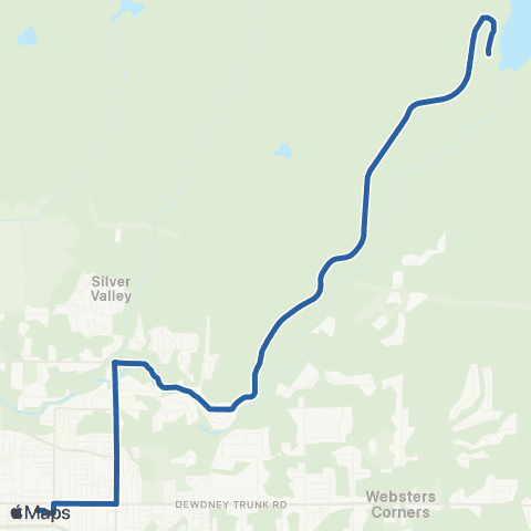 TransLink Haney Place / Golden Ears map