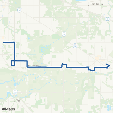 TransLink Langley Centre / Newton Exchange map
