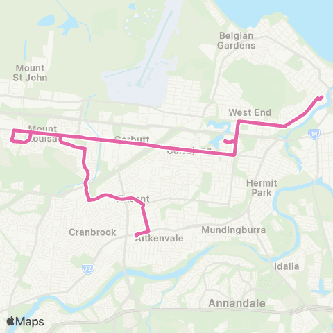 Kinetic City - Mt Louisa and Stockland map