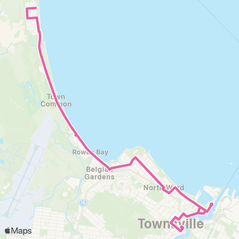 Kinetic City - Ferry Term, The Strand and Pallarenda map
