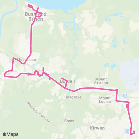 Kinetic Stockland - N Shore and Bushland Beach map