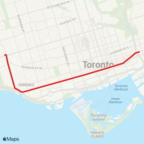 TTC King map