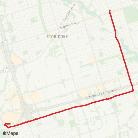 TTC Evans map