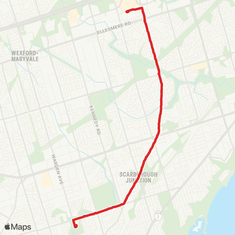 TTC McCowan map