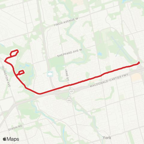 TTC Thistle Down map