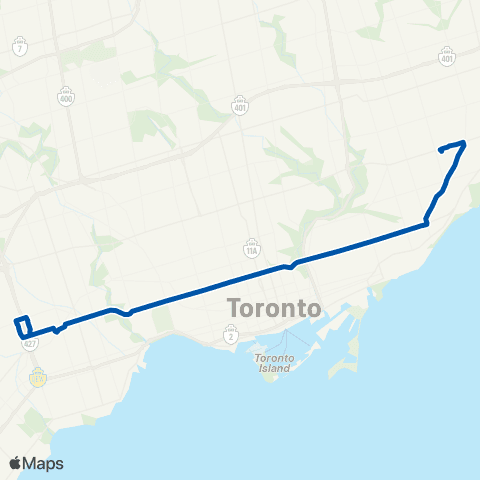 TTC Bloor-Danforth map