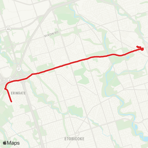 TTC Eglinton West map