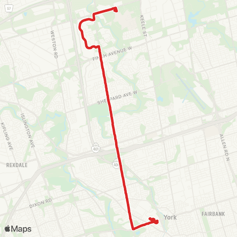 TTC Jane map