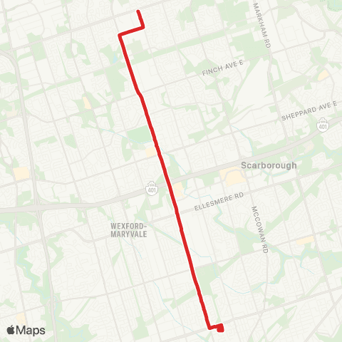 TTC Kennedy map