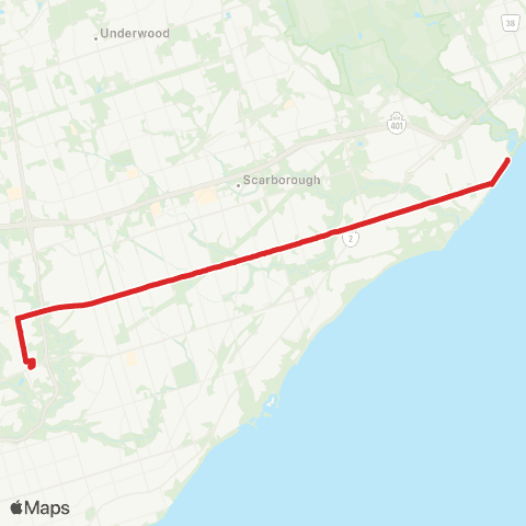TTC Lawrence East map
