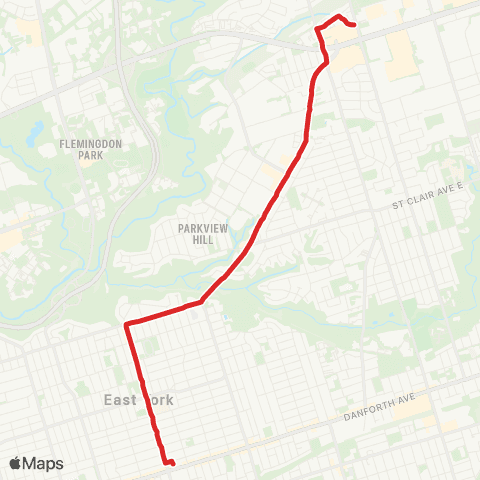 TTC O'Connor map