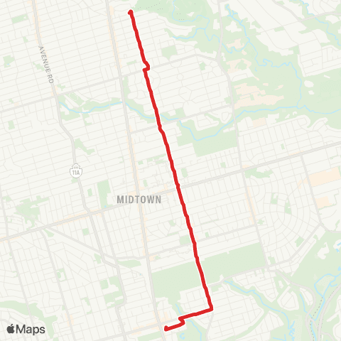 TTC Mount Pleasant map