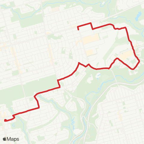 TTC South Leaside map
