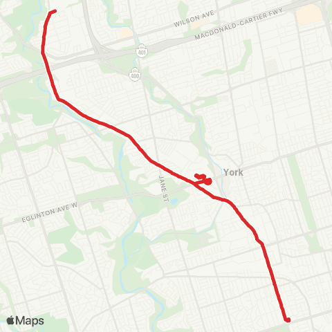 TTC Weston map
